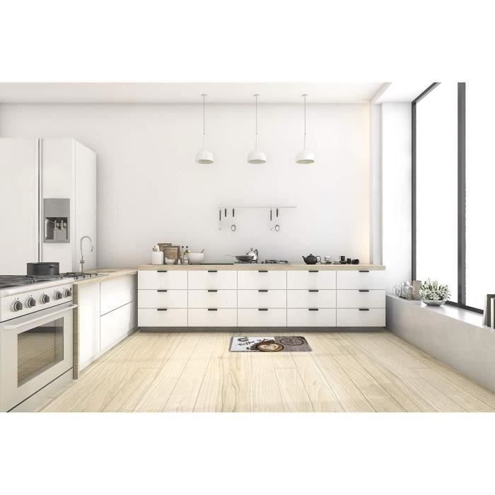 Tapete de cocina - IDMAT - Café - 50x80 cm - Rectangular - Otros diseños