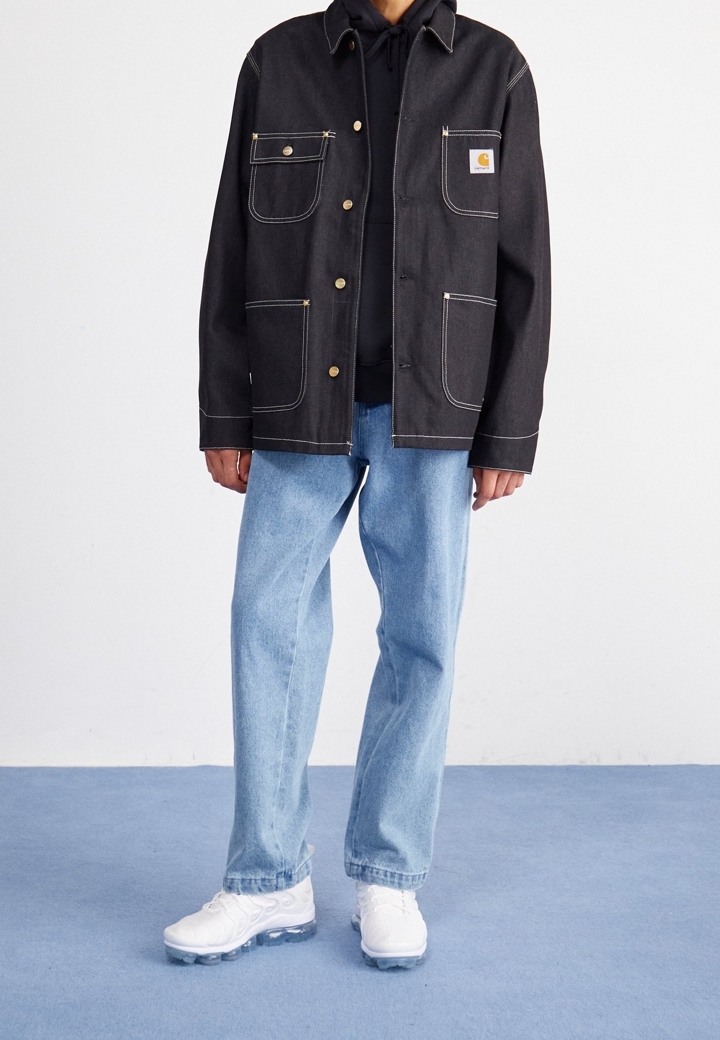 Kurtka jeansowa Carhartt WIP - czarna