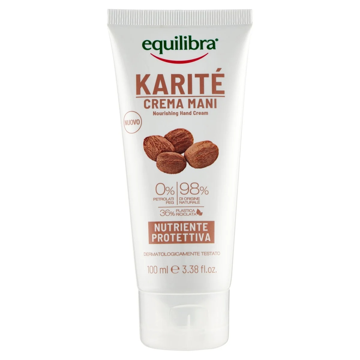 EQUILIBRA Crème Mains Karité 100 ml Pour le soin des mains