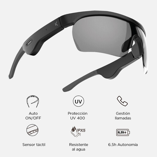 Ochelari inteligenți Ksix Phoenix cu muzică, apeluri și protecție UV400