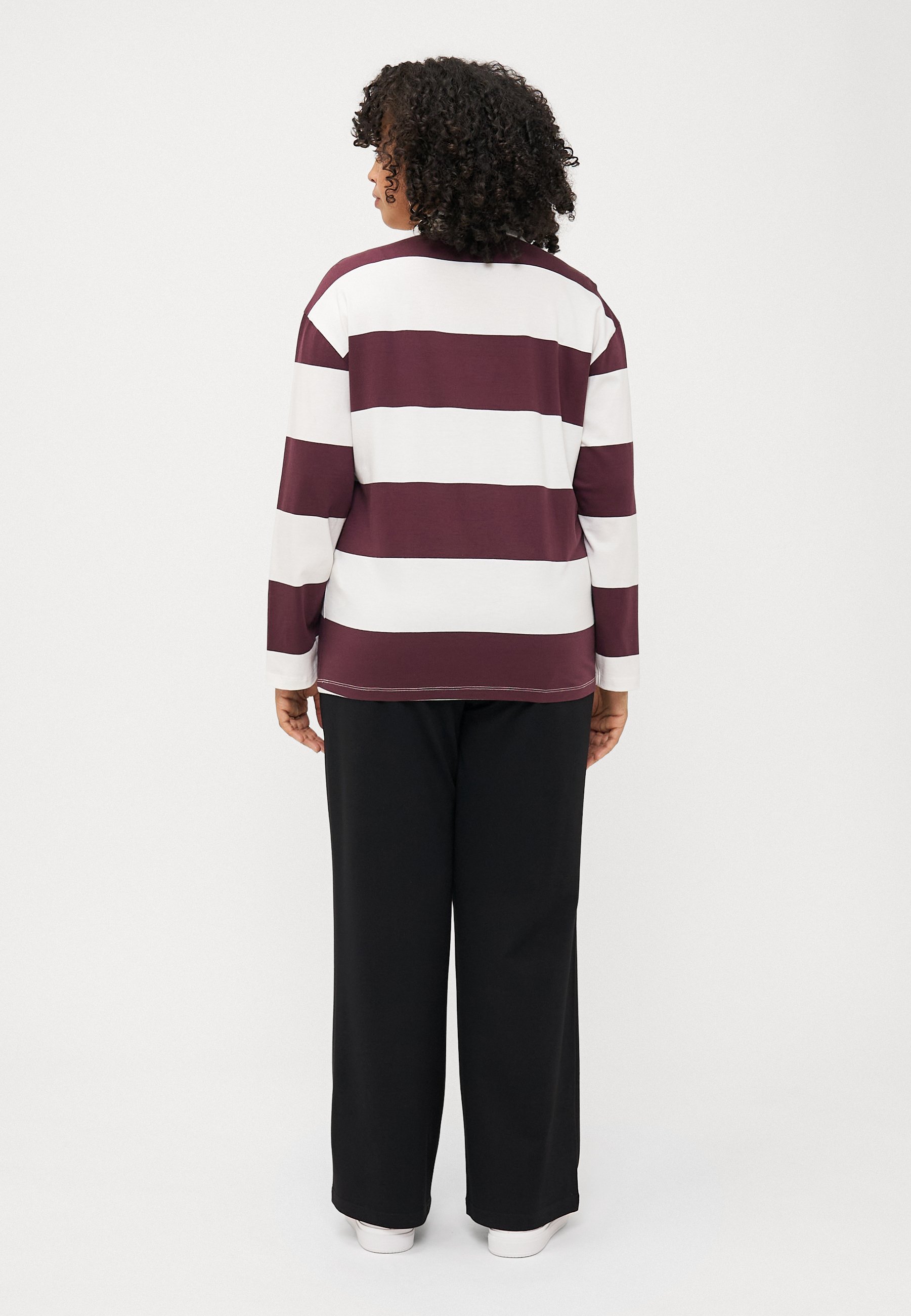 Vero Moda Curve VMCMOLLY - Polo - winetating/snow white