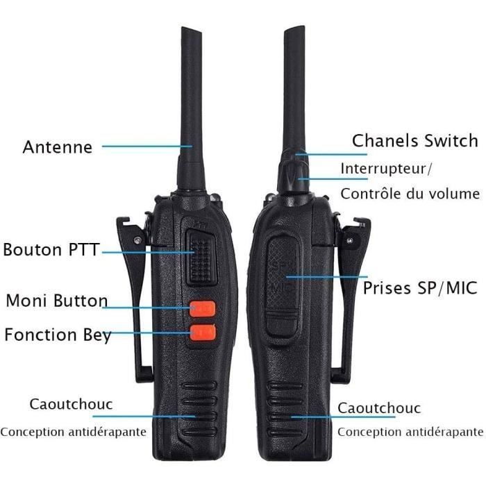 BaoFeng BF-888s Walkie Talkie - Groot bereik - USB oplaadbaar - Headset - LED-zaklamp