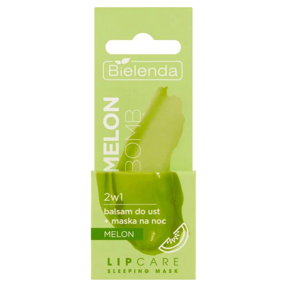 Bielenda Lip Care Sleeping Mask Balsam do ust Melon Bomb 2w1 + maska na noc Melon