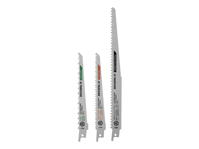 Set de lame de ferăstrău PARKSIDE® Sabre PFSZ 3 B1, 3 piese