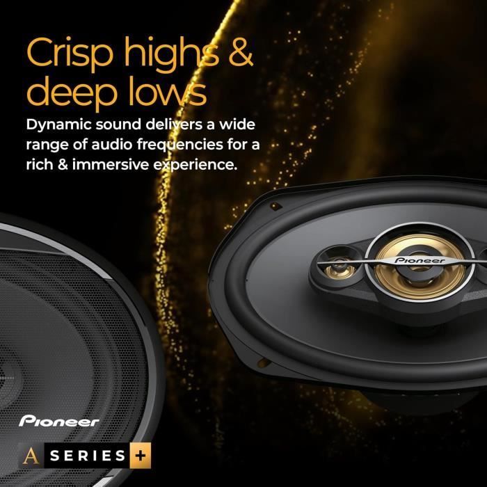 Altoparlanti per auto - PIONEER - TS-A6991F - 5 vie ellittiche - 700 Watt - 92 dB
