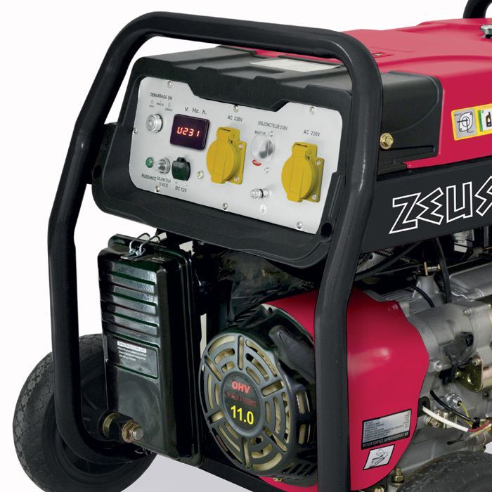 Groupe électrogène 4 temps essence 5500 W démarrage électrique
