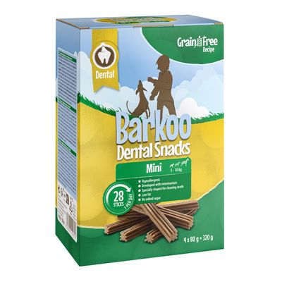 Barkoo Snacks Dentaires Sans Céréales, Pack Économique