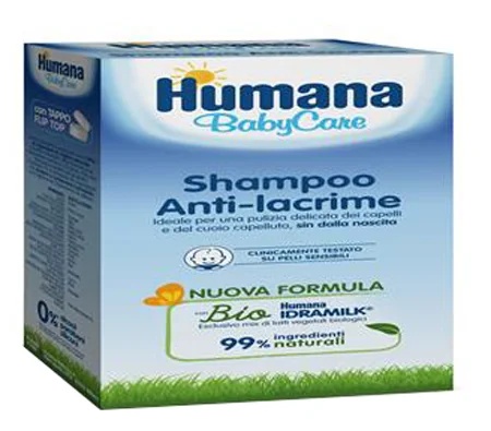 Shampoing anti-larmes Humana Baby pour enfants 200 ml Testé dermatologiquement