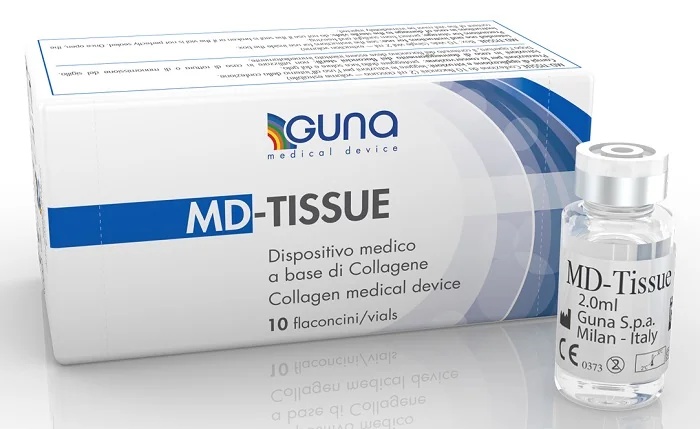 Tissus au collagène GUNA MD, 10 flacons