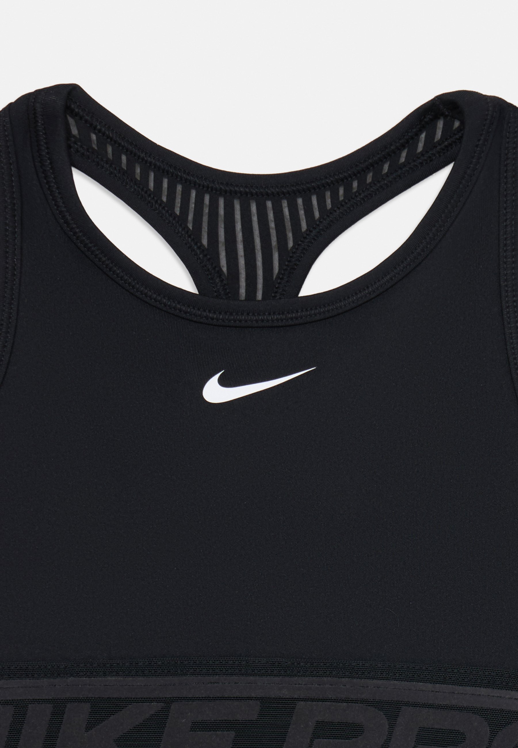 Nike Performance PRO UNISEX - Športová podprsenka - čierna/biela