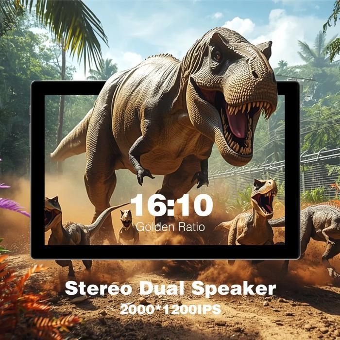 Tablet TAKINURU com tela sensível ao toque de 11 polegadas, Android 15, 32 GB de RAM, 256 GB de ROM, bateria de 8000 mAh, porta USB-C, cor preta.