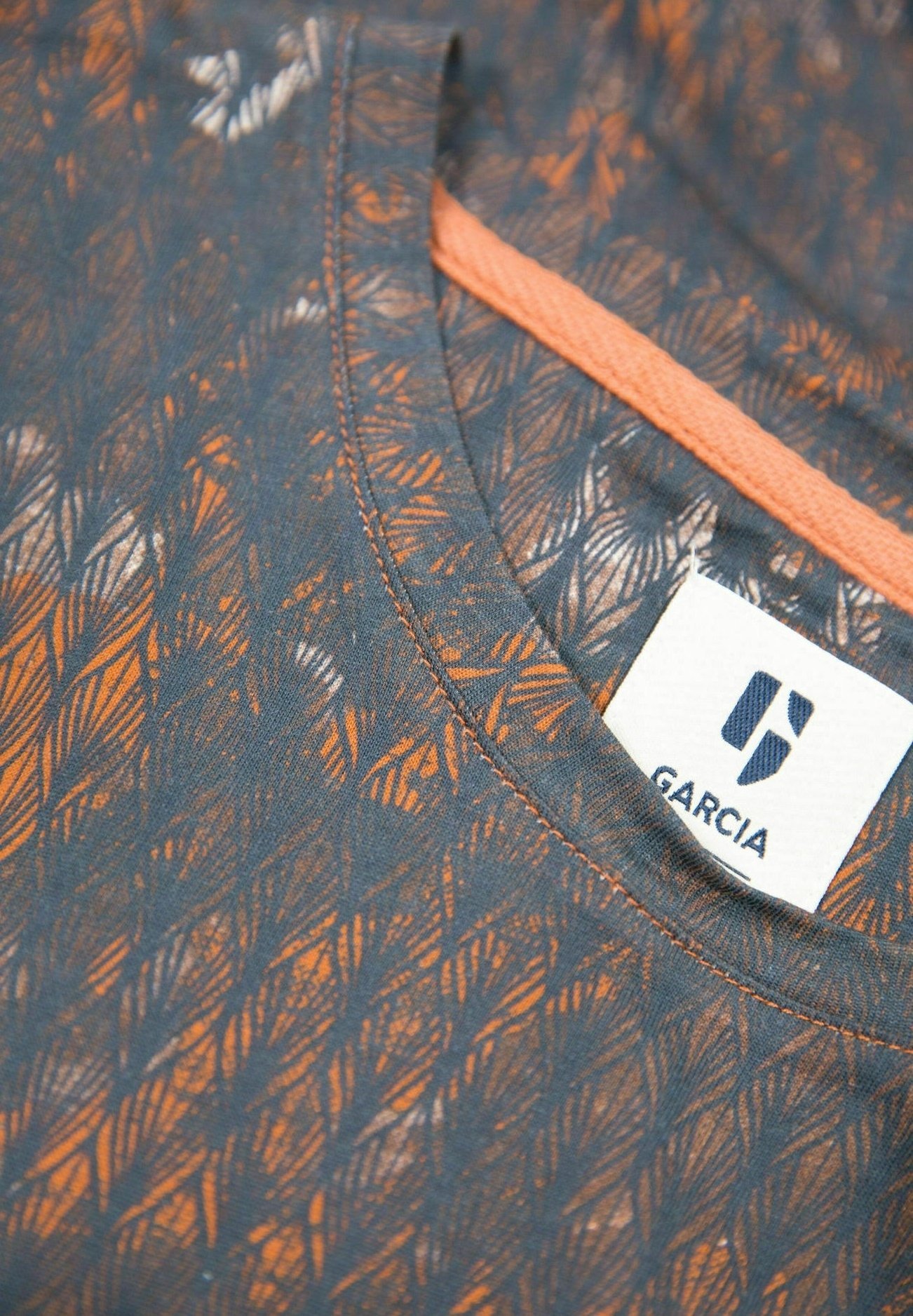 Garcia Print T-Shirt - orange