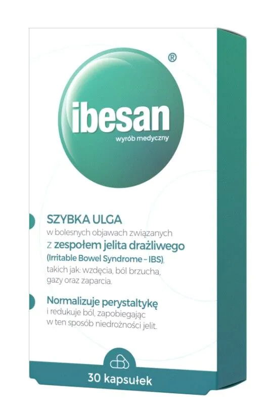 Ibesan, Suplement diety na objawy zespołu jelita drażliwego, Kapsułki
