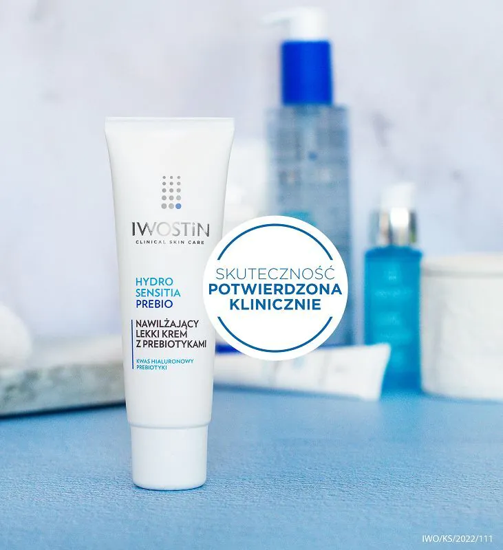 Iwostin Hydro Sensitia PreBIONawilżający Lekki Krem z Prebiotykami