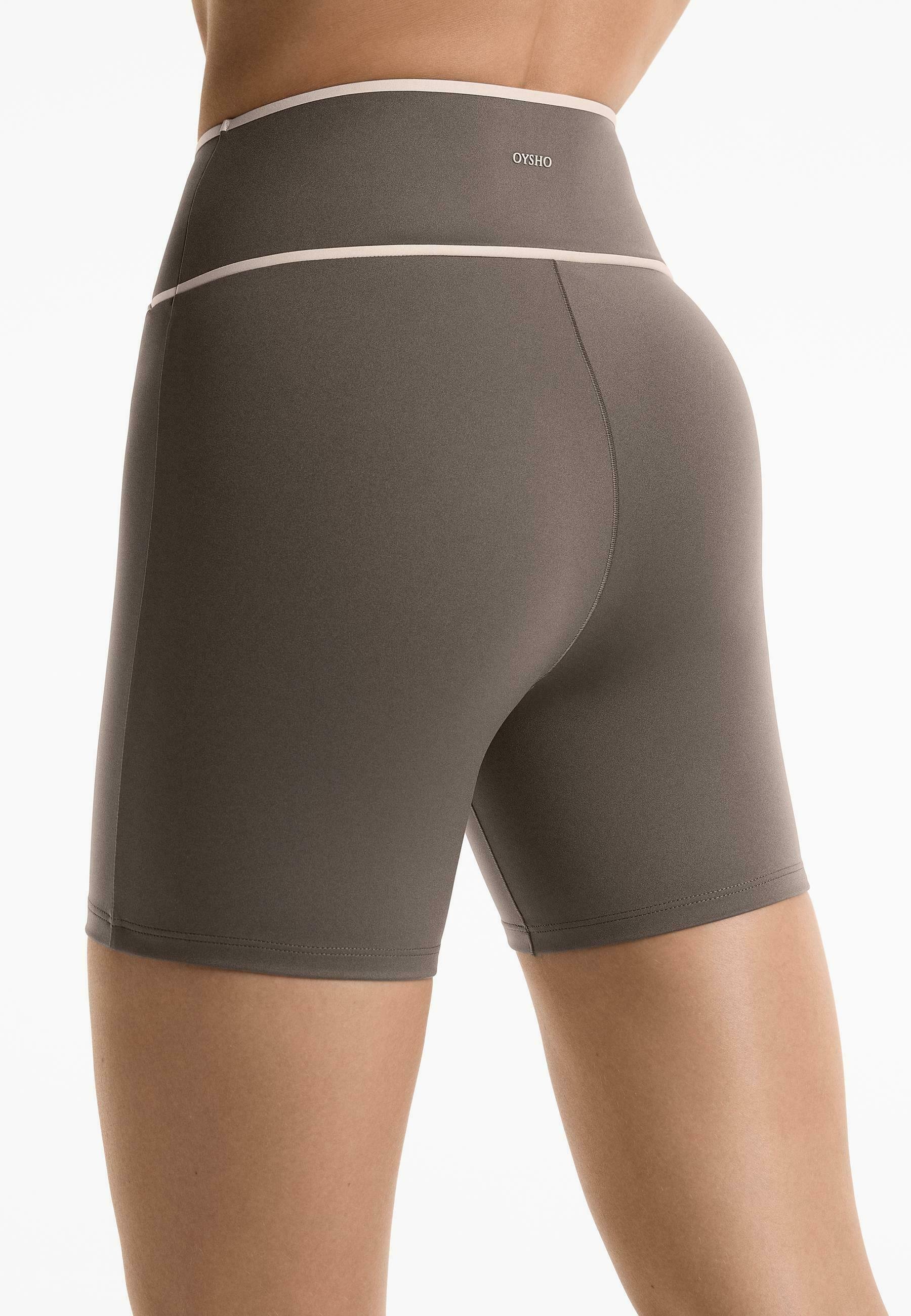 OYSHO PERFECT-ADAPT CROSSOVER V-CUT - Leggings - grijs