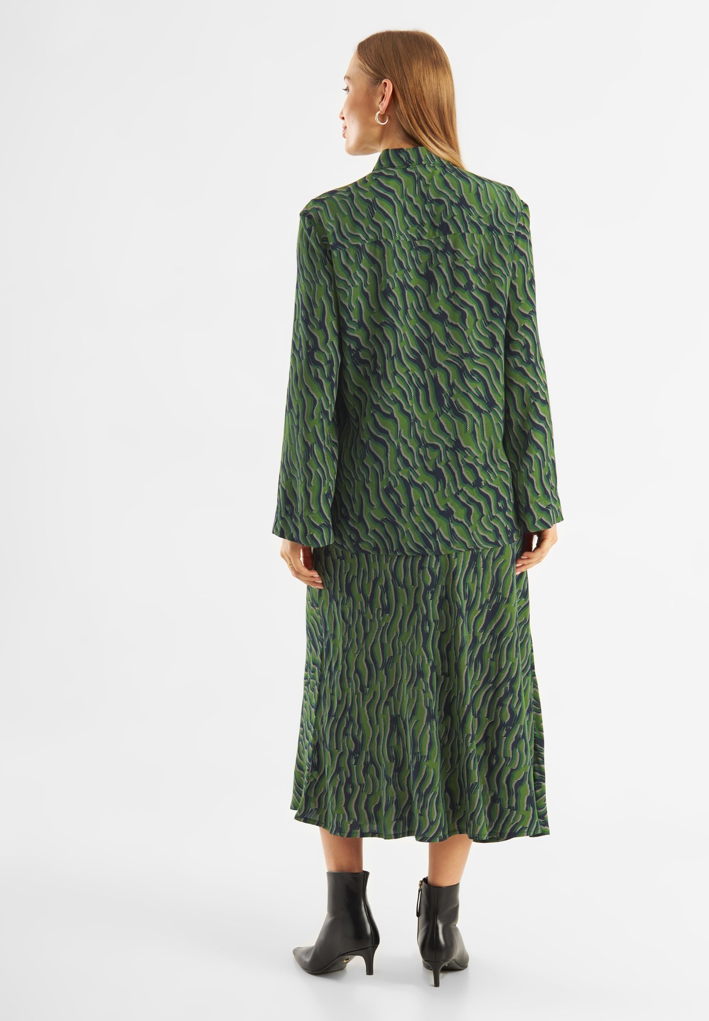 Jascha Stockholm NEW WIDE - Bluse med knapper - grønn