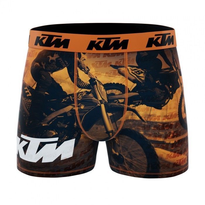 KTM Men's Boxer Shorts, Men's Underwear - Black (Pack of 4)