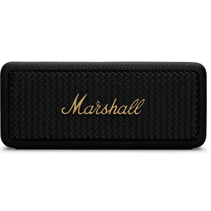 MARSHALL EMBERTON II - Altavoz inalámbrico portátil - 30 horas de autonomía - Bluetooth - Negro y latón