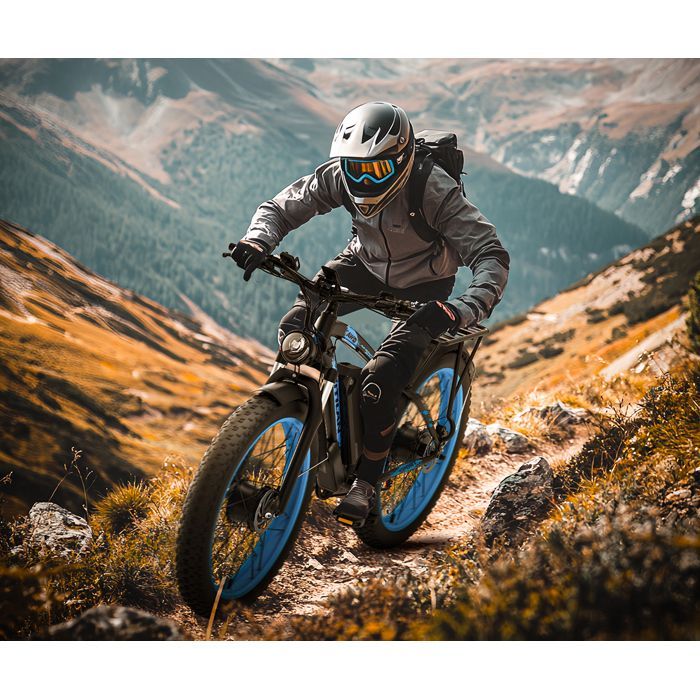 Vélo Electrique Double Moteur 3000W - Vitilan H5, Gros Pneus, Batterie 52Ah, Freins Hydrauliques, 7 Vitesses, Autonomie 105km, Noir