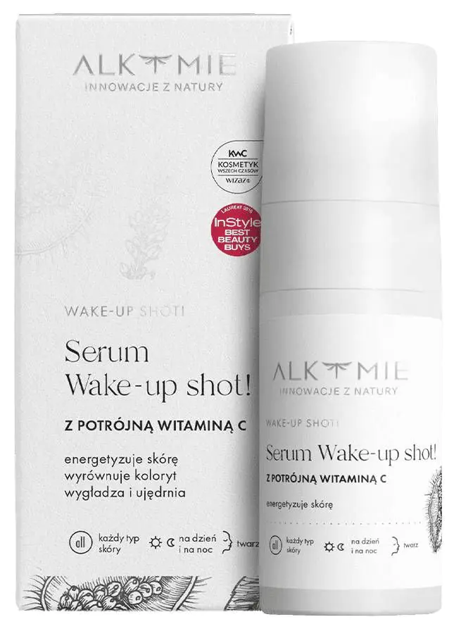 Alkmie Wake-Up Shot! Serum z potrójną witaminą C, 15 ml