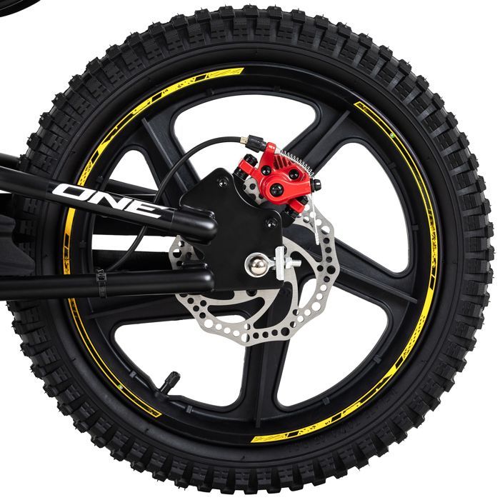 Electric balance bike for children, 16 inches, 250 watts, disc brakes, 3 speeds
