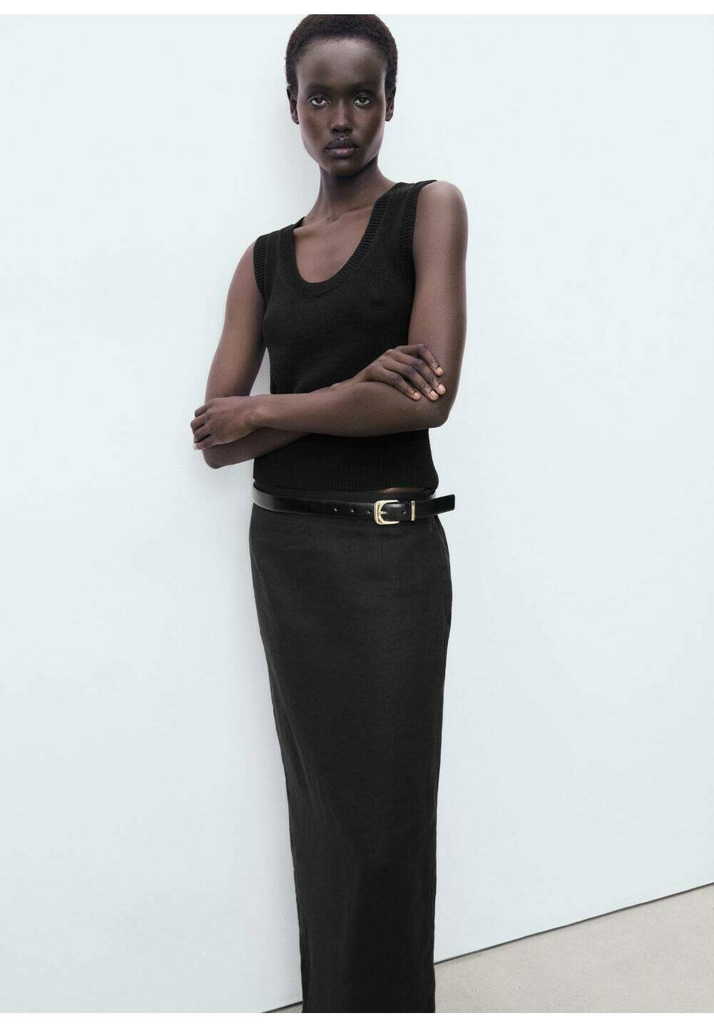 Mango maxi rok - zwart
