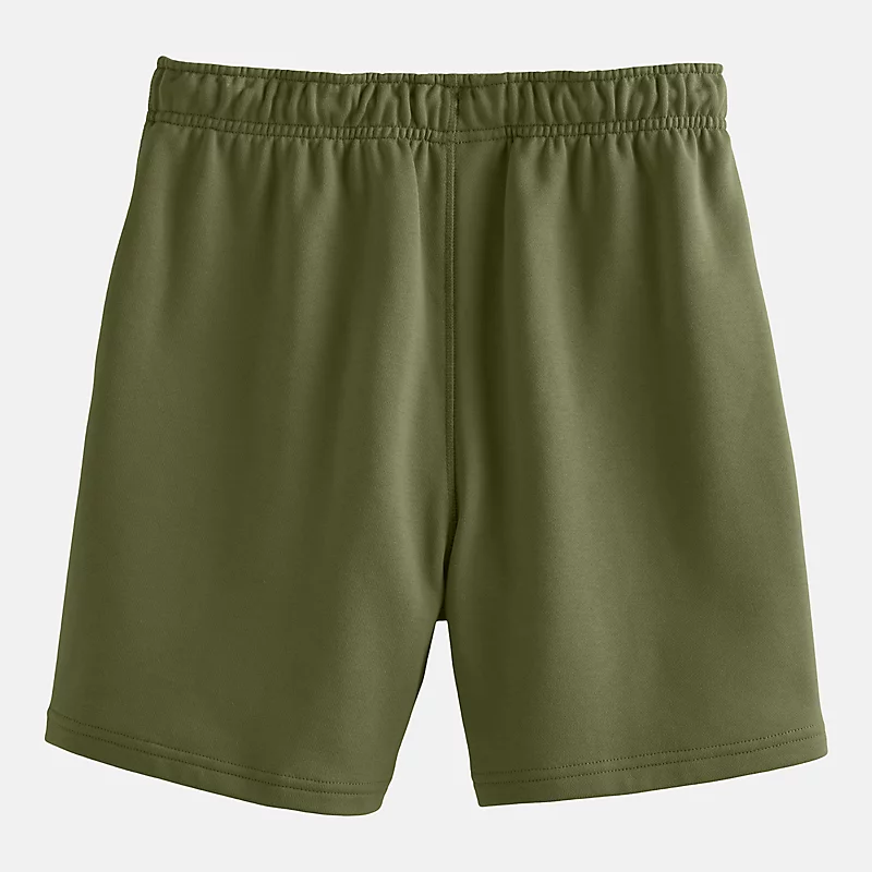 Athletics damesshorts van French Terry - Donker olijfgroen