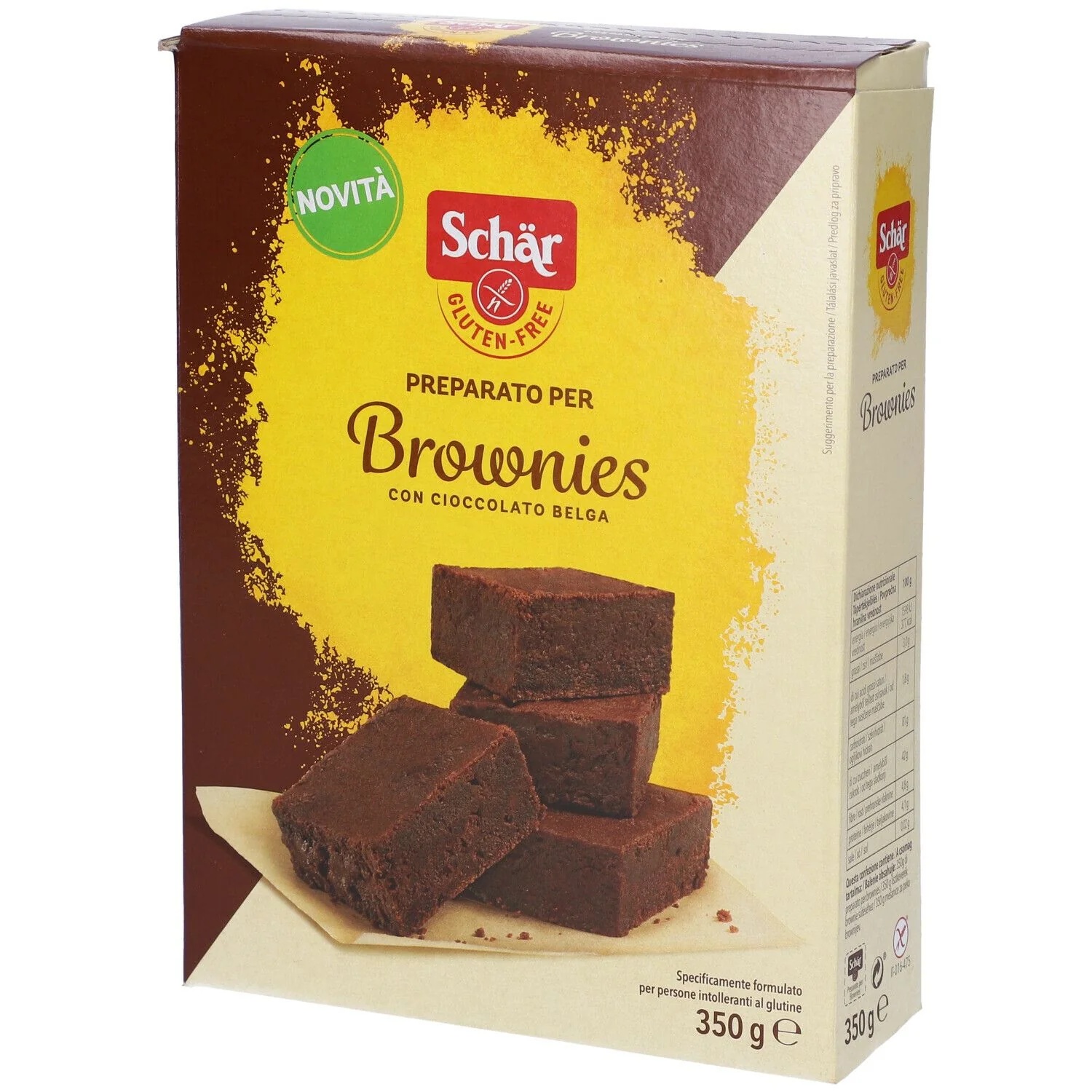 SCHAR Schar Brownie Mix Belgia šokolaadiga 350g