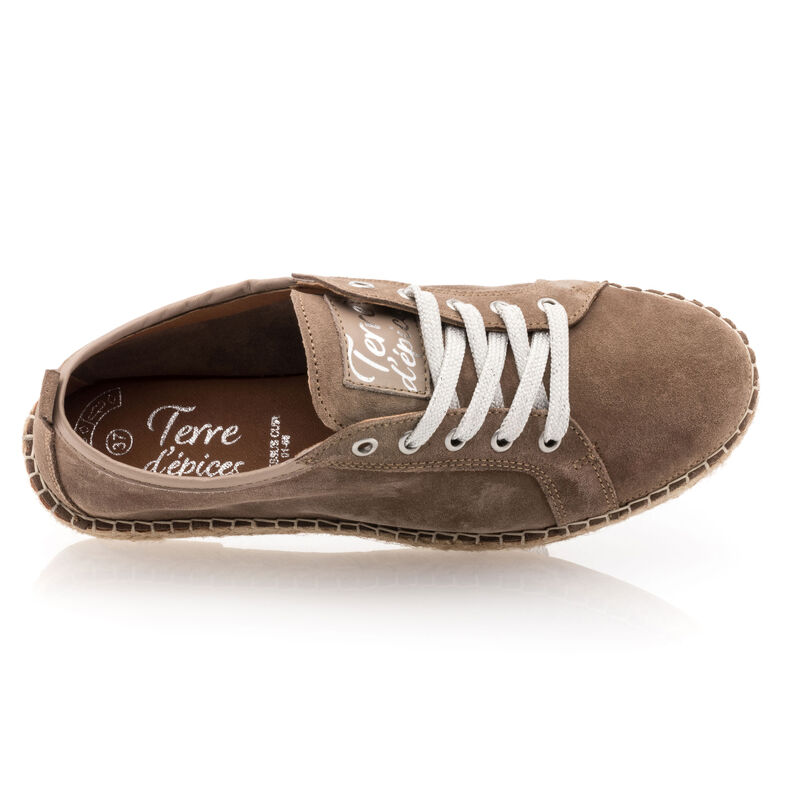 Scarpe stringate da donna marroni / Scarpe Derby