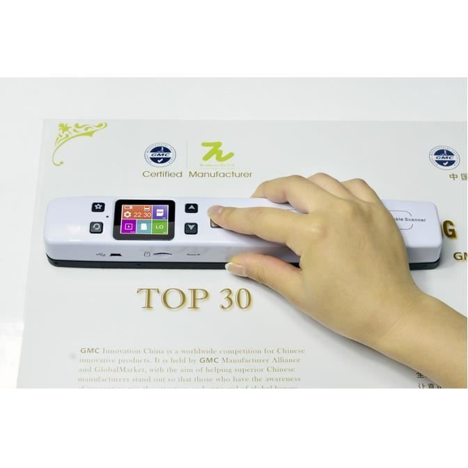 IScan02, scanner portatile wireless, WIFI, JPEG, PDF, CIS,