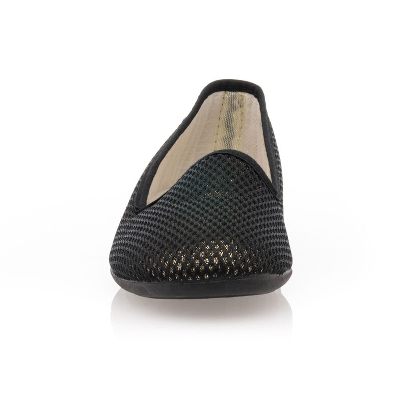 Pantuflas negras para mujer