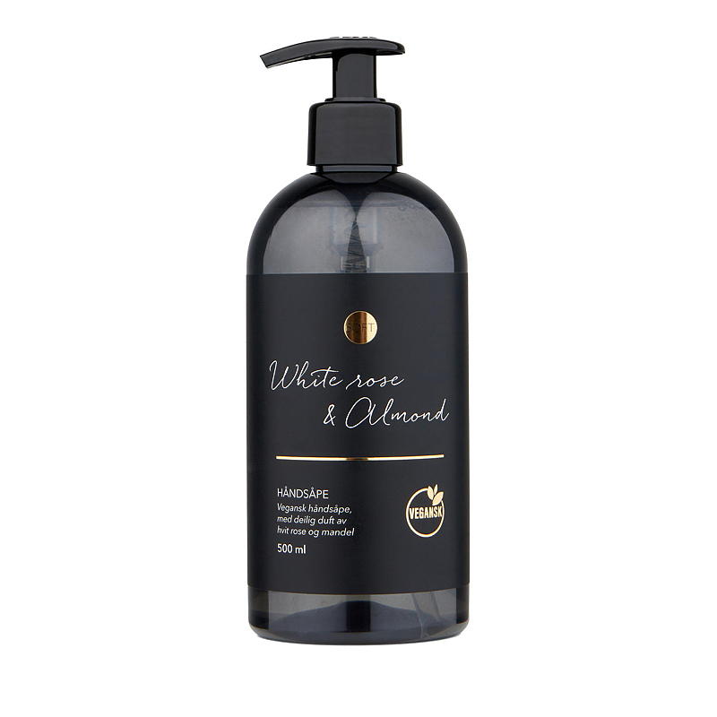 Mjuk handtvål 500 ml Vit ros & mandel mjuk
