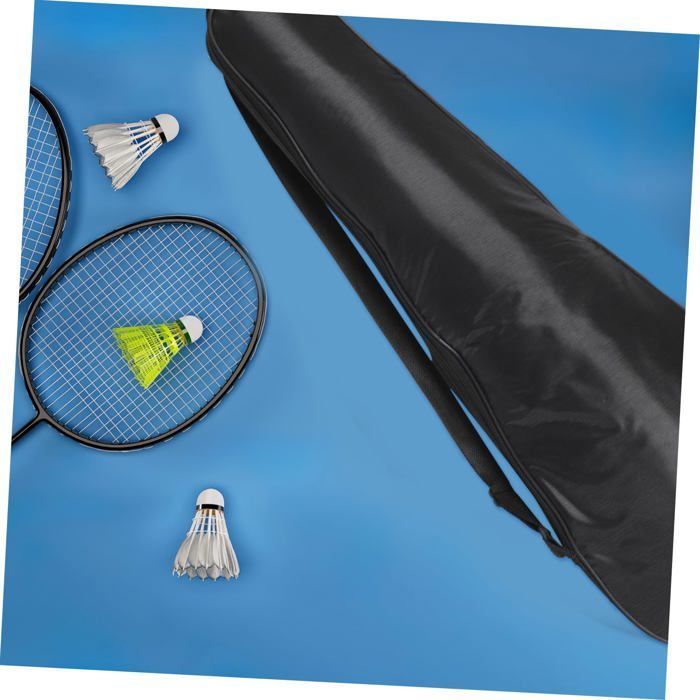 Funda para raqueta de bádminton Oxford con correa para el hombro - Duradera/Ligera/Multifuncional - Deportes al aire libre/uso diario QIEDOVIEY