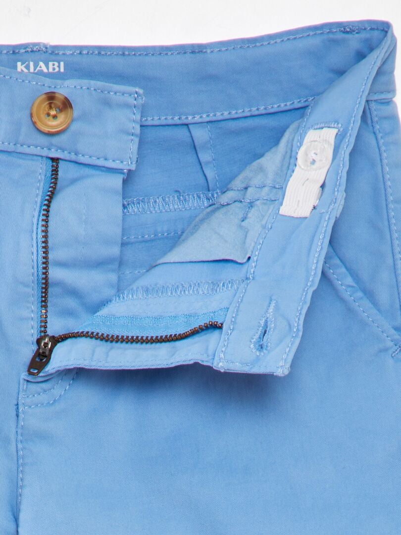 Pantalones cortos chinos - AZUL