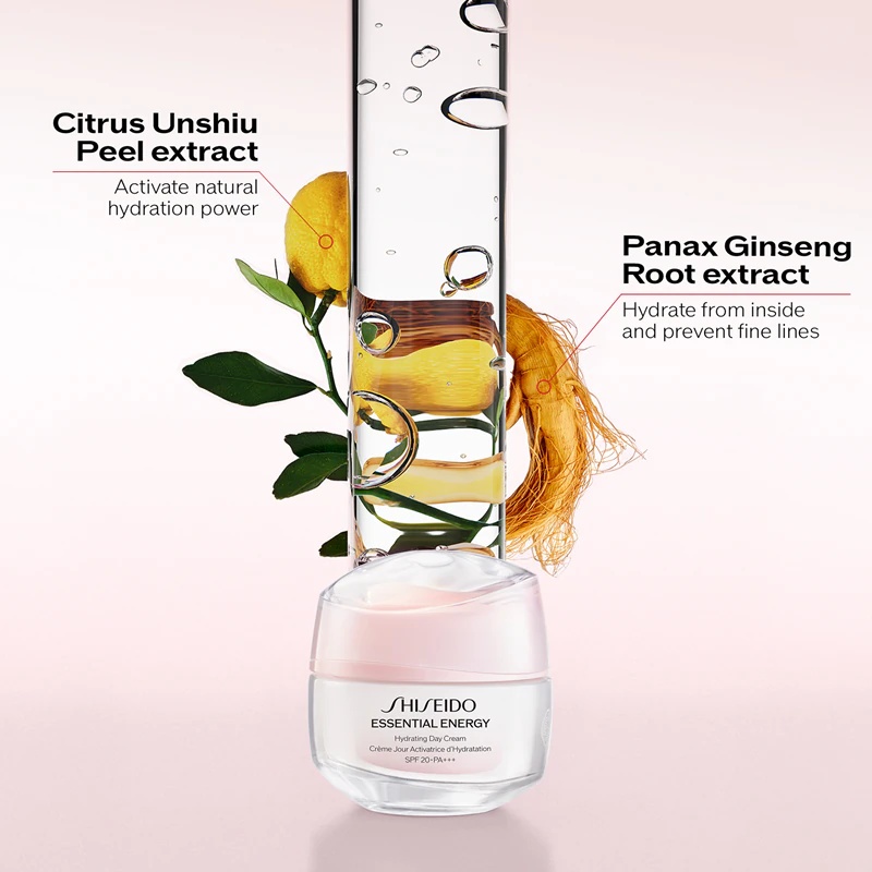 Shiseido Essential Energy mitrinošs dienas krēms SPF 20