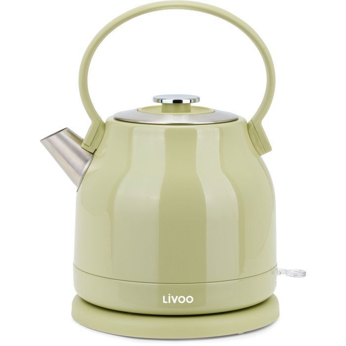 Bouilloire rétro - LIVOO - DOD202M - 2200 W - 1,5 L - Socle 360° - Matcha