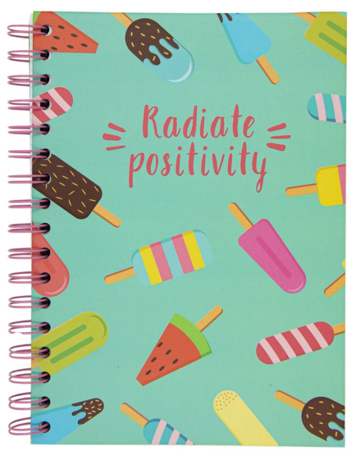 A5 formato kietais viršeliais užrašų knygelė Raštinės reikmenys
