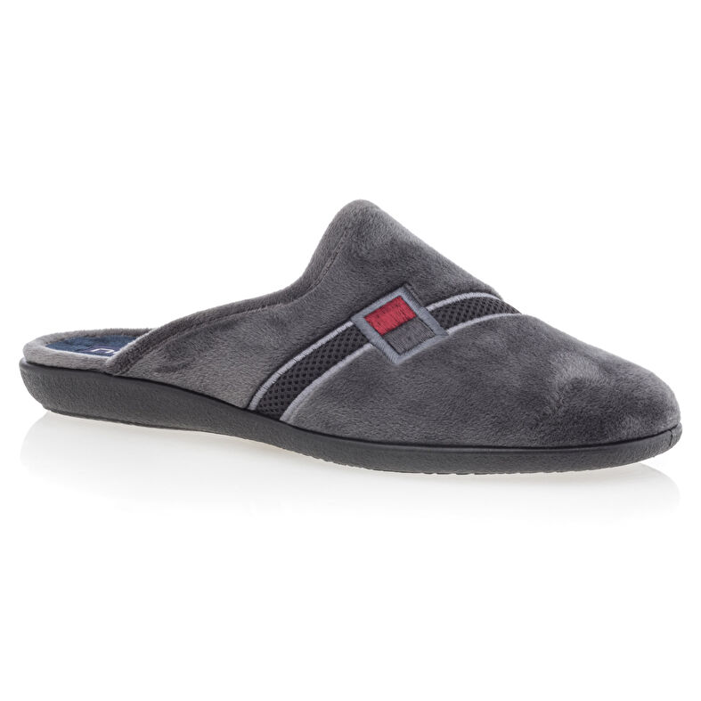  Grijze herenslippers