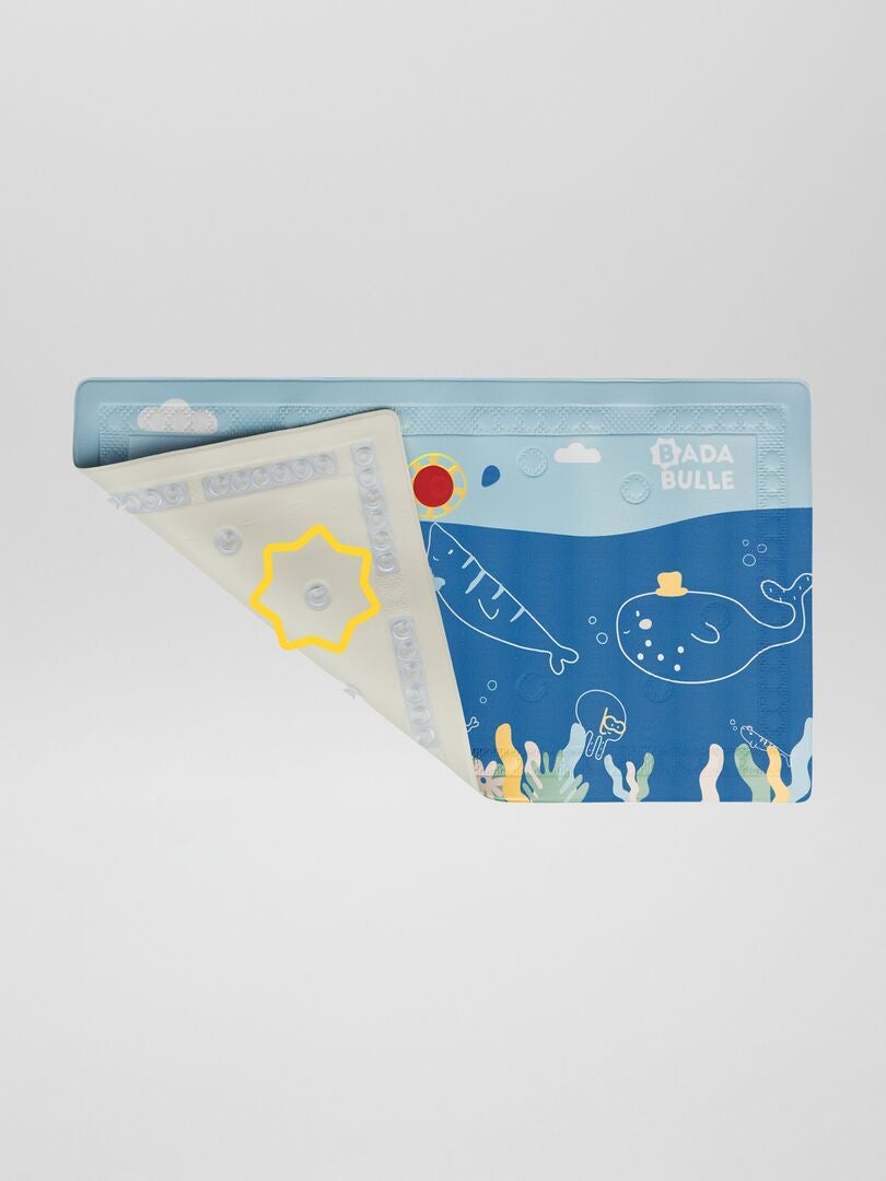 'Badabulle' antislip badmat - blauw