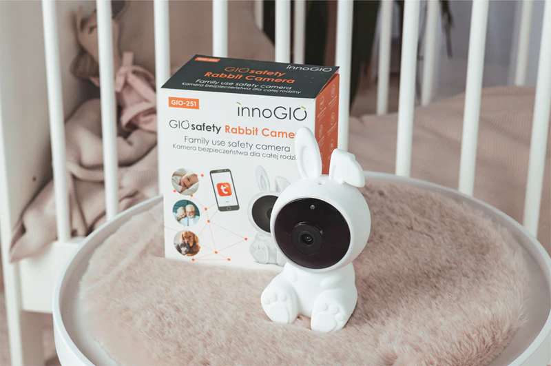Câmera residencial inteligente Wi-Fi innoGIO GIO Safety Rabbit