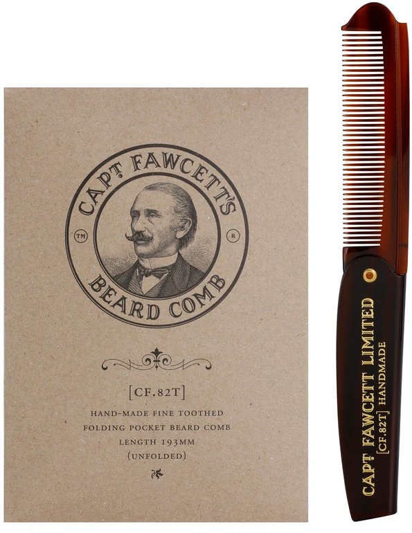 Pente dobrável para barba Captain Fawcett Accessories
