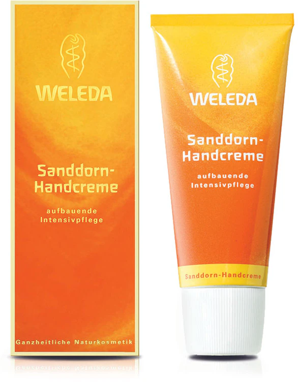 Creme para mãos Weleda com espinheiro-marinho