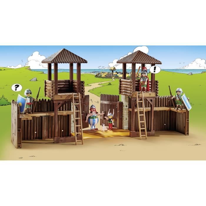 PLAYMOBIL 71542 Camp des Romains, Astérix, Personnages de la BD, 181 pièces, Dès 5 ans
