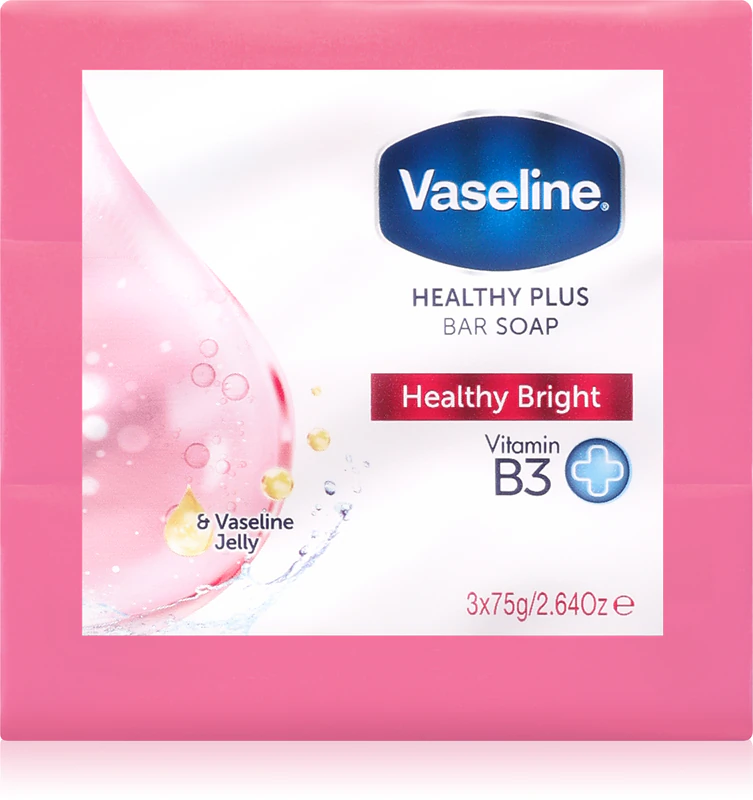 Conjunto de sabonetes em barra Vaseline Healthy Bright