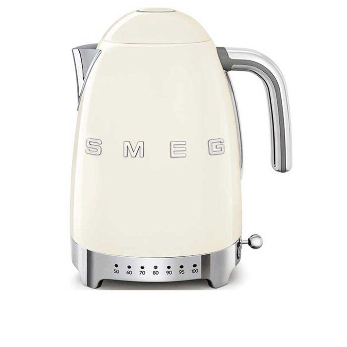 Chaleira elétrica - Smeg - KLF04CREU - 1,7 litros - 2400 watts - Creme