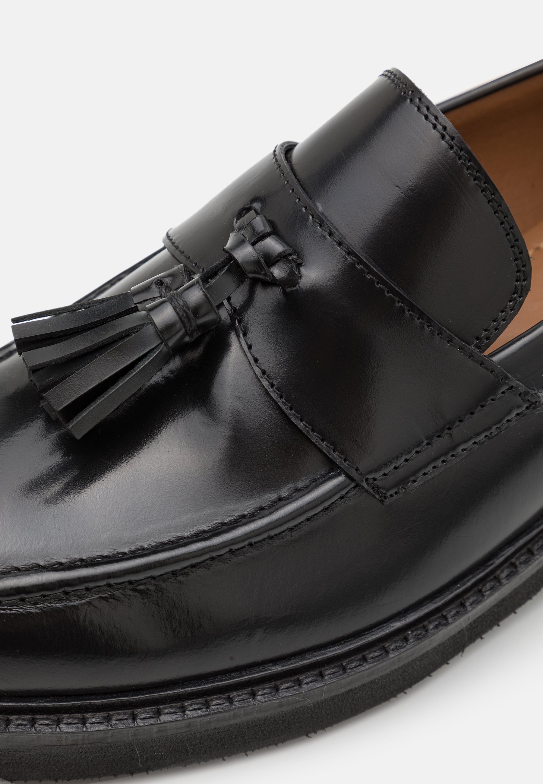 Zign LEATHER - Eleganckie półbuty wsuwane - czarne