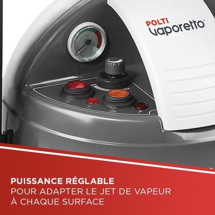 POLTI VAPORETTO ECO PRO 3.0 Steam Cleaner - 4.5 BAR - 9 Accessories - 2000W - 2L