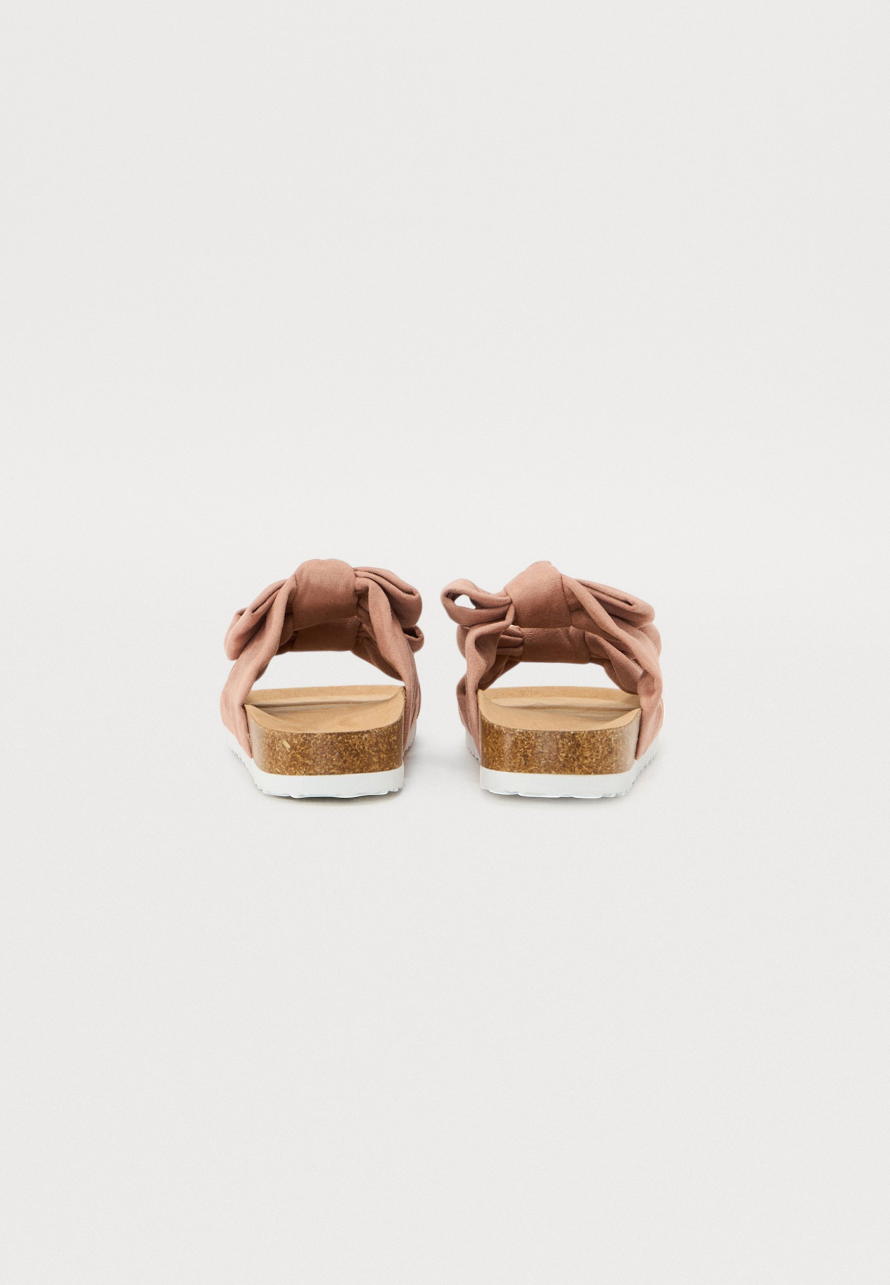 Anna Field pantoffels met wijde pasvorm - lichtroze