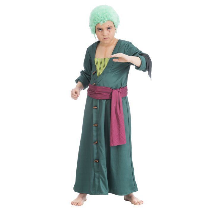 Costume - CHAKS - Zoro - Verde - 7-8 anni - Licenza One Piece