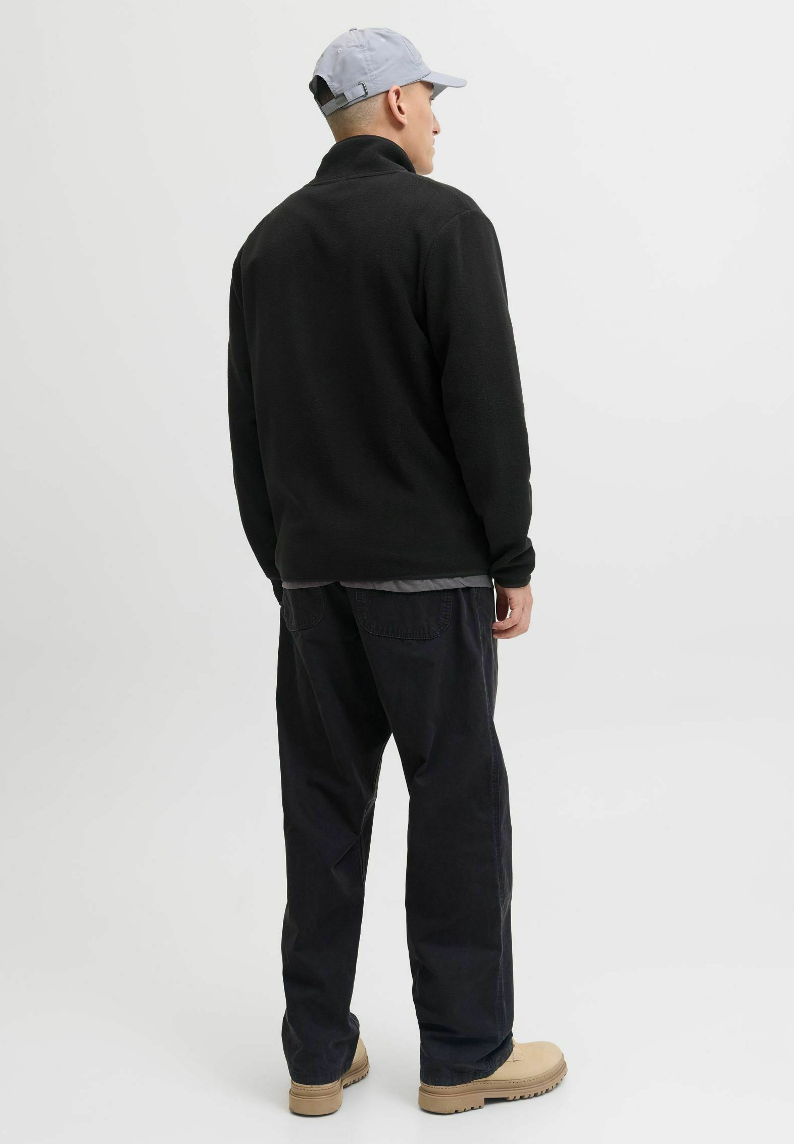 Jack & Jones flis jakna - crna